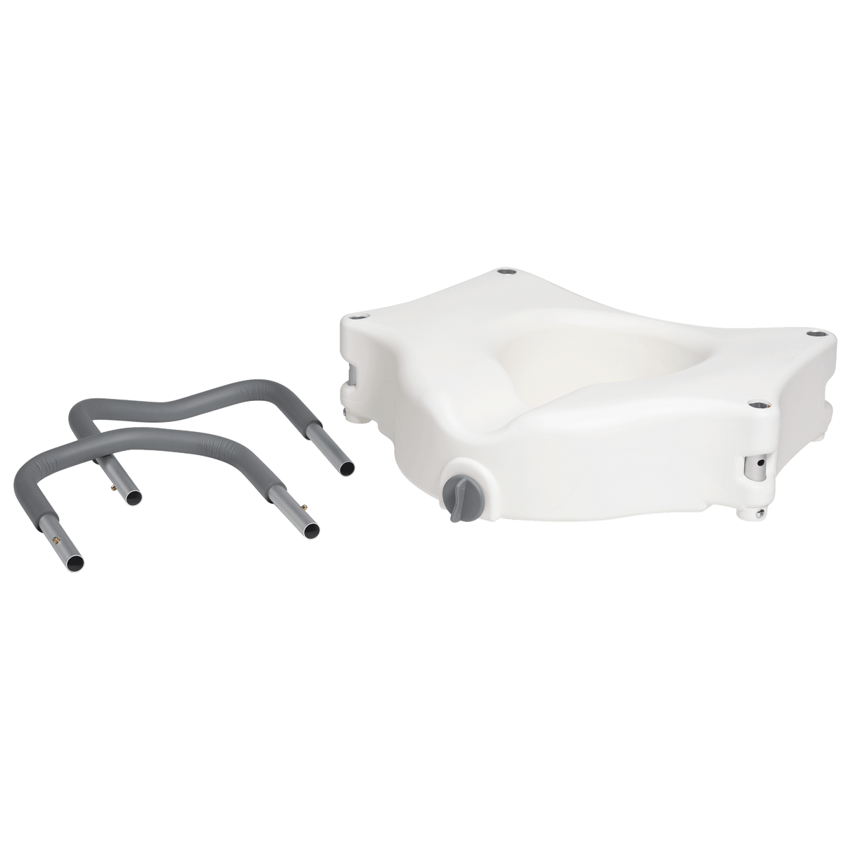 Locking Raised Toilet Seat with Arms