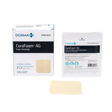CuraFoam™ AG Foam Dressing - 4"x4"