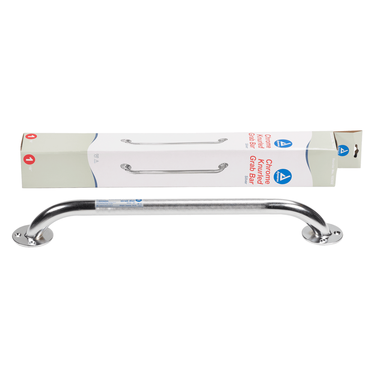 Chrome Knurled Grab Bars