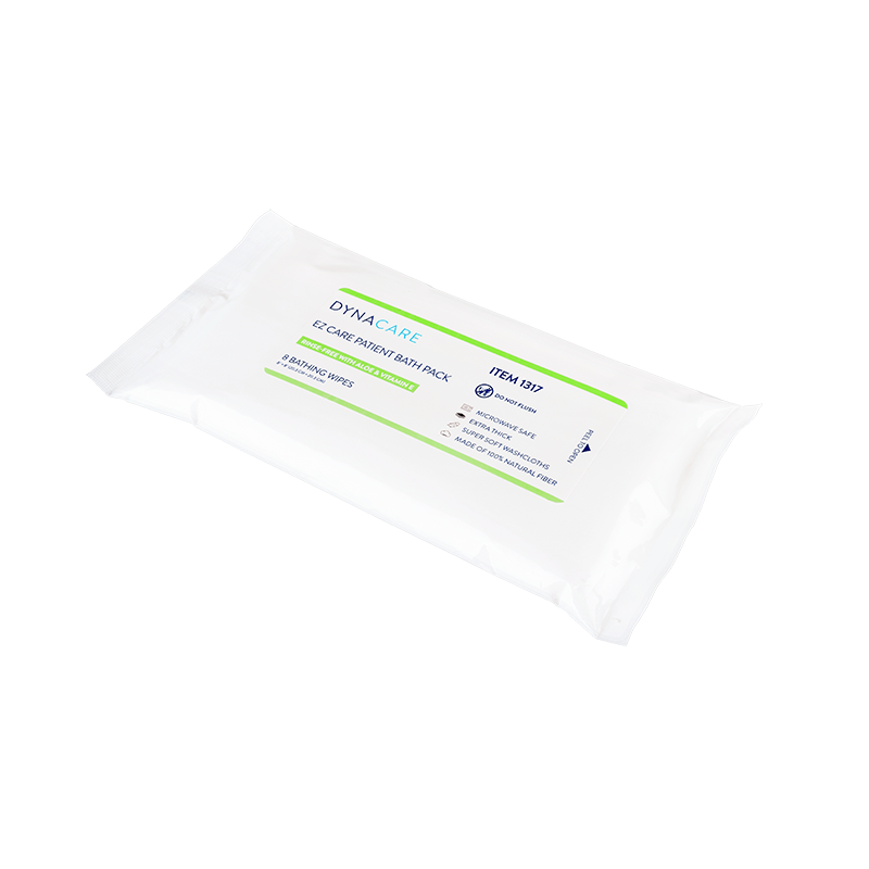 EZ Care Patient Bath Packs - 8in x 8in