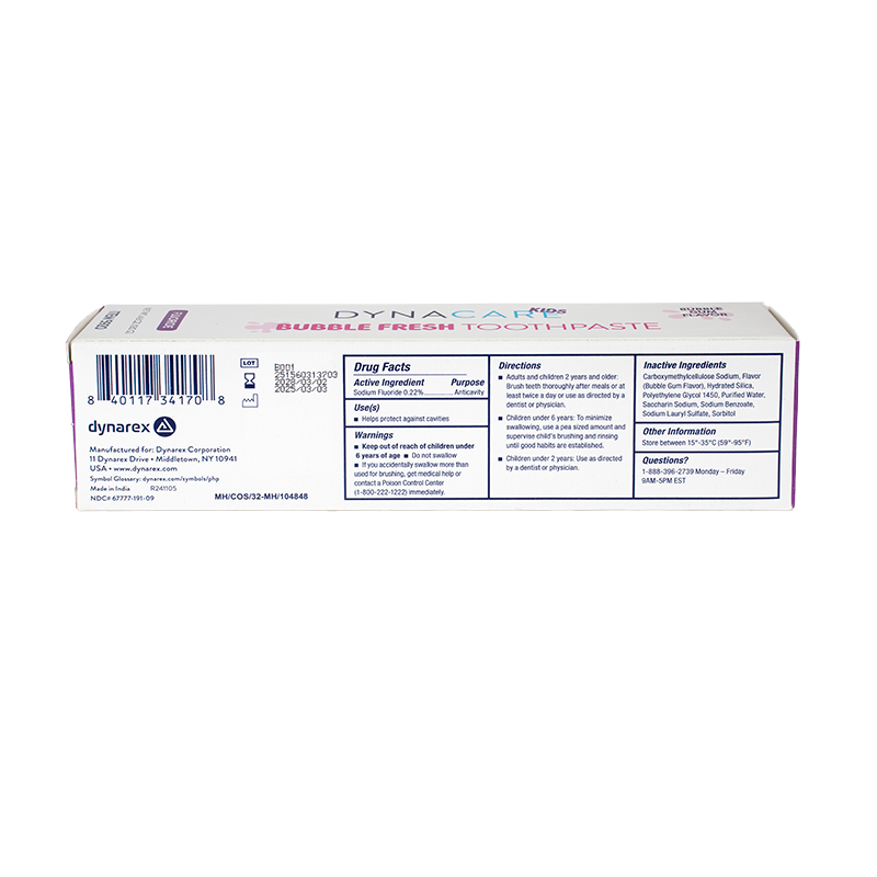 Bubble Fresh Toothpaste