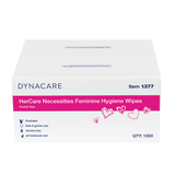 HerCare Necessities Feminine Hygiene Wipes, Pocket Size, 5 1/2" x 8"