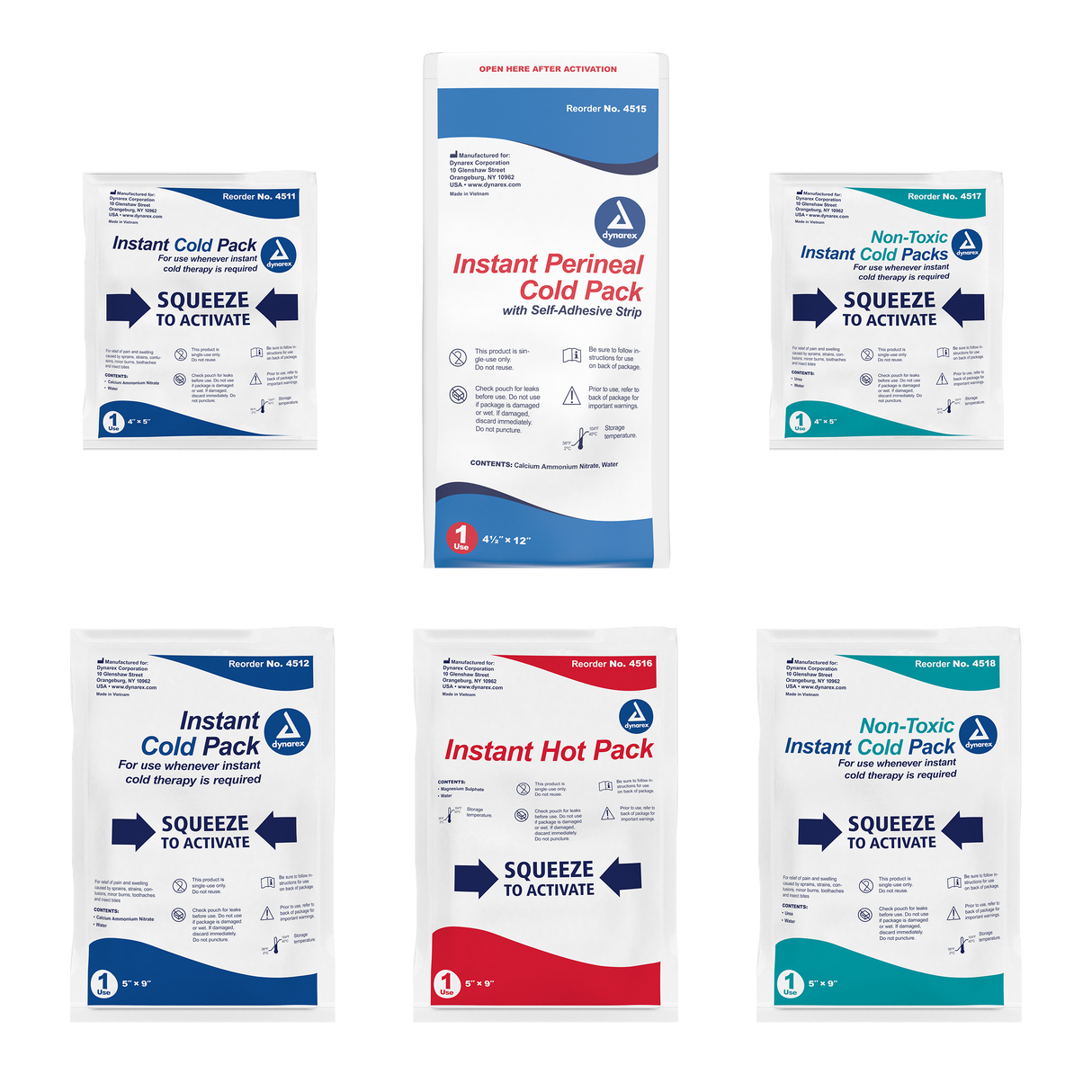 Instant Hot and Cold Packs