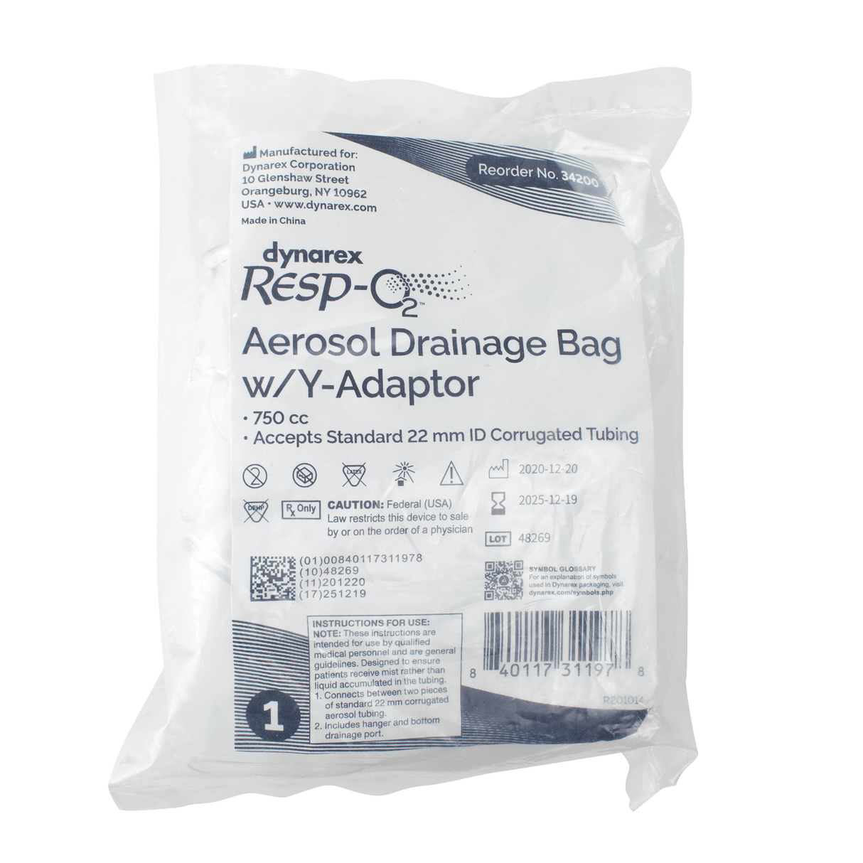 Aerosol Drainage Bags and Water Traps