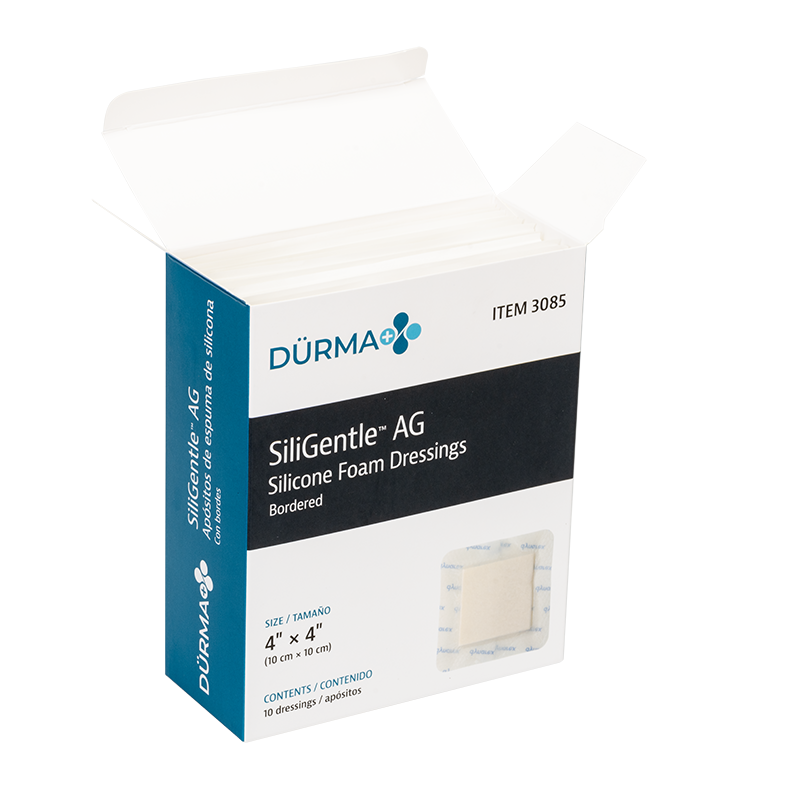 SiliGentle™ AG Silicone Foam Dressings