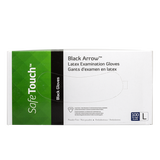 Black Arrow Latex Exam Gloves, Powder-Free