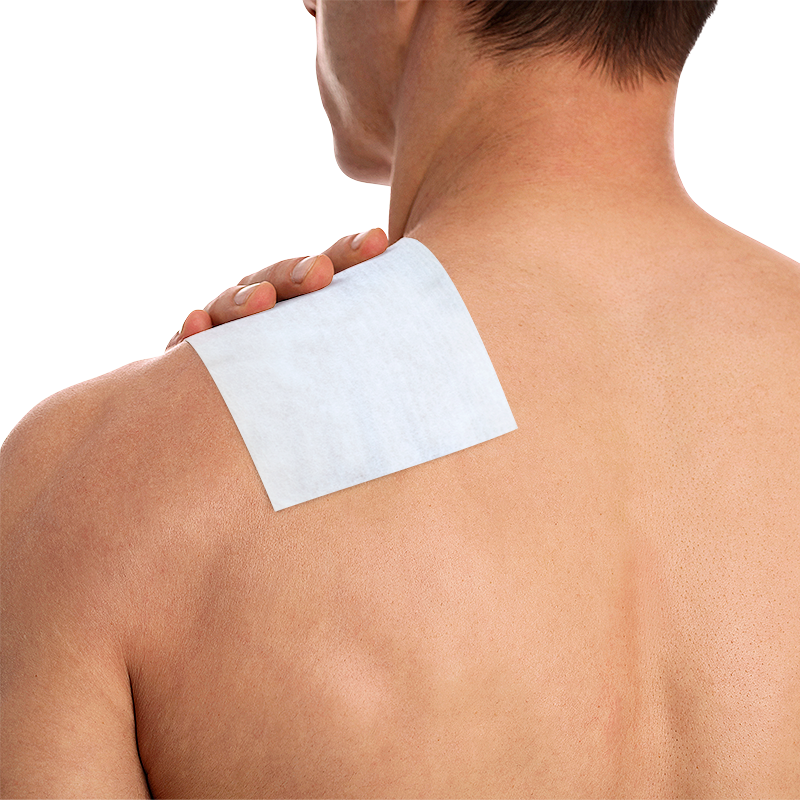 Lidocaine Pain Relief Gel Patches - Back/Shoulders/Neck/Knees/Elbows - 3.9 x 5.5in
