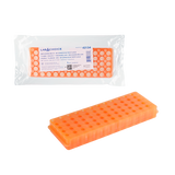 Reversible Microcentrifuge Tube Rack, 60 Holes, Orange
