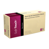 Safe-Touch Black Nitrile Exam Gloves, Powder-Free