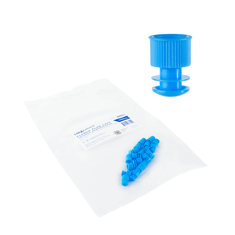 Flange Plug Caps for Test Tubes