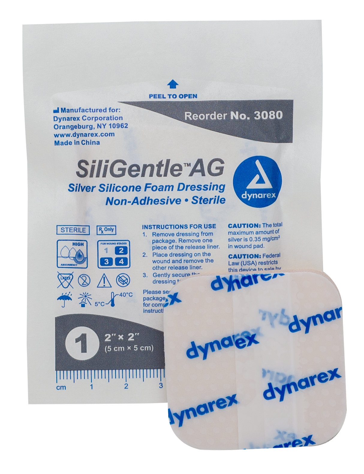 SiliGentle™ AG Silicone Foam Dressings