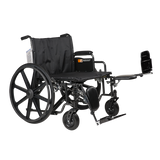 Bariatric HD Wheelchairs with Elevating Leg Rest