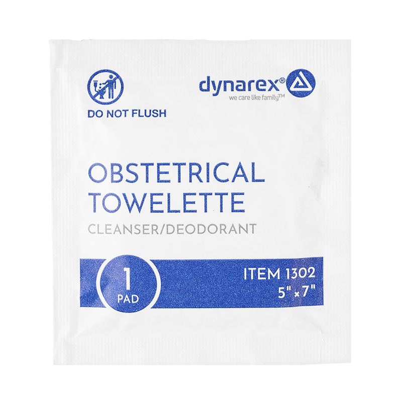 Obstetrical Towelettes, 5"x7"