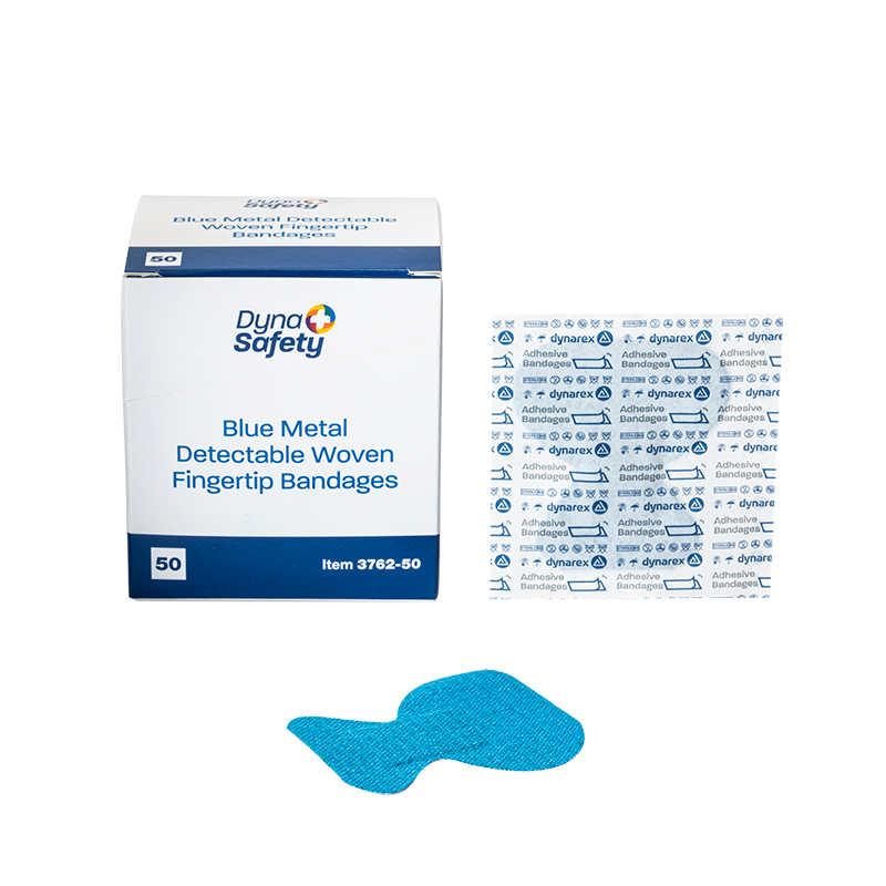 Blue Metal Detectable Woven Bandages – Anchor Simulation