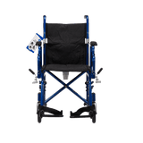 DynaRide™ Convertible Wheelchair with Detachable Desk Arm and Foot Rests — 18" x 16"