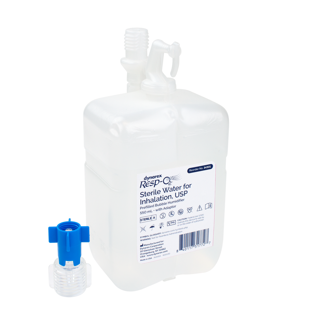 Prefilled Bubble Humidifier