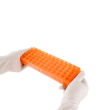 Reversible Microcentrifuge Tube Rack, 60 Holes, Orange