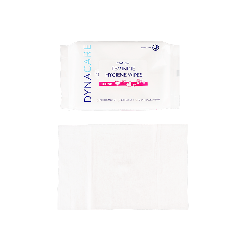 Feminine Hygiene Wipe Pack - 40 wipes per pack, 5.5" x 8"