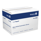 Safe-Touch Black Nitrile Exam Gloves, Powder-Free