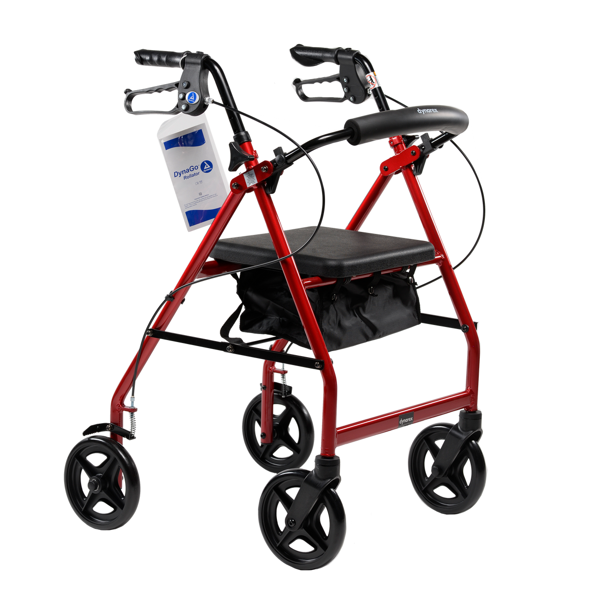 DynaGo™ Quad 8 - Aluminum Rollator with 7.5 inch Wheels