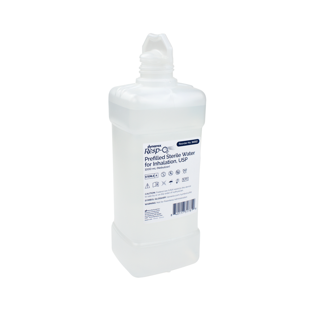 Prefilled Sterile Water for Inhalation (Nebulizer)