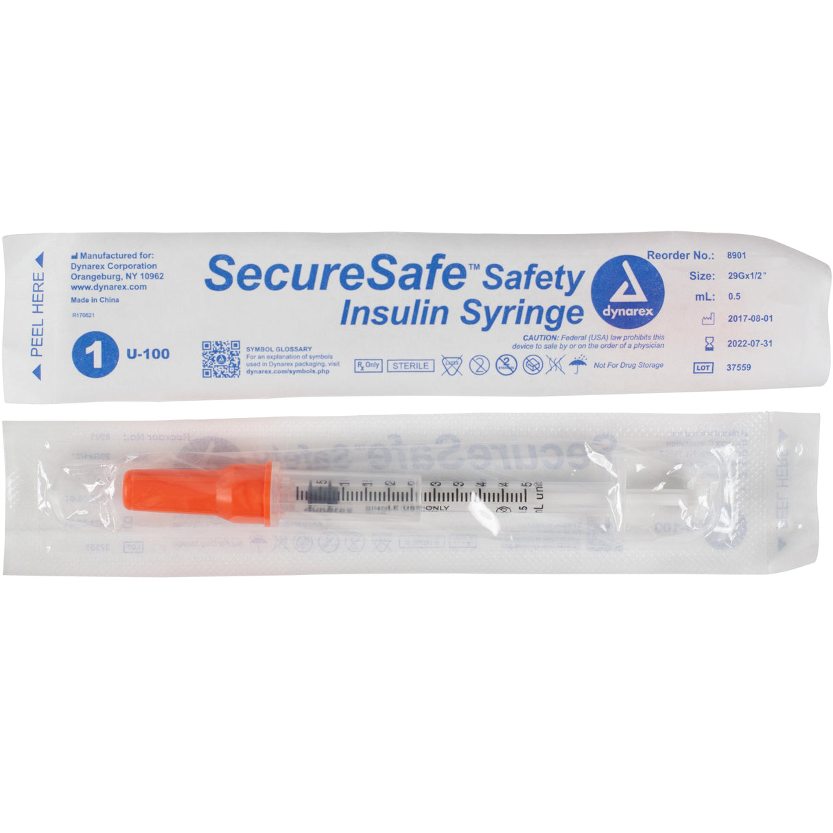 SecureSafe™ Safety Insulin Syringes