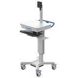 workFLO® Single Monitor Workstation on Wheels