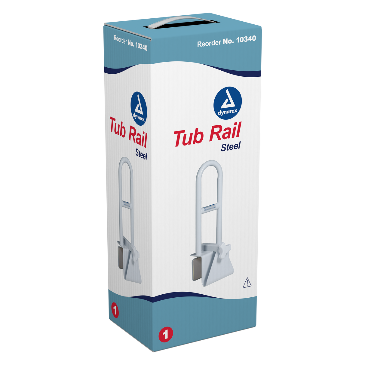 Steel Clamp-On Tub Rail