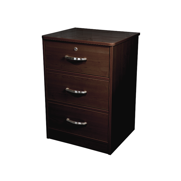 Furniture Three Drawer Nightstand