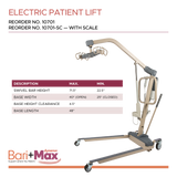 Bariatric Electric Patient Lift