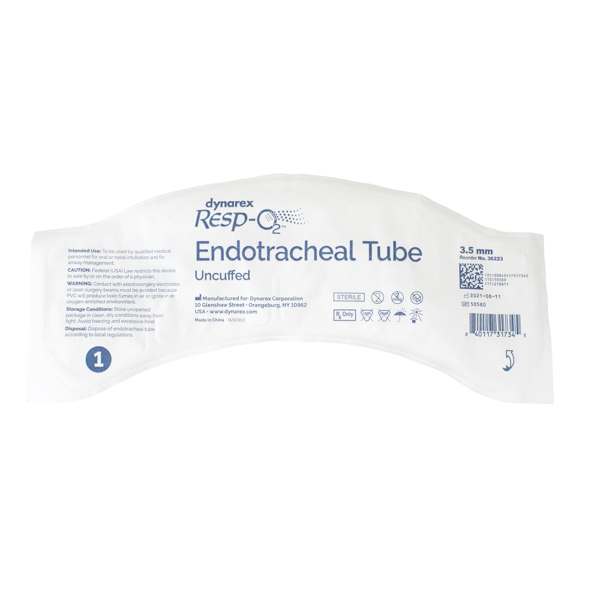 Endotracheal Tube - Uncuffed