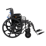 Bariatric HD Wheelchairs with Elevating Leg Rest