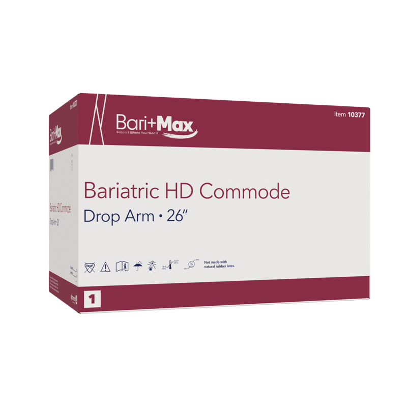 Bariatric HD Drop Arm Commodes