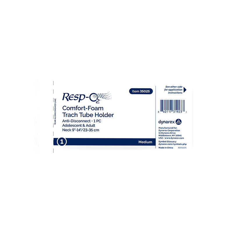 Comfort-Foam Trach Tube Holders