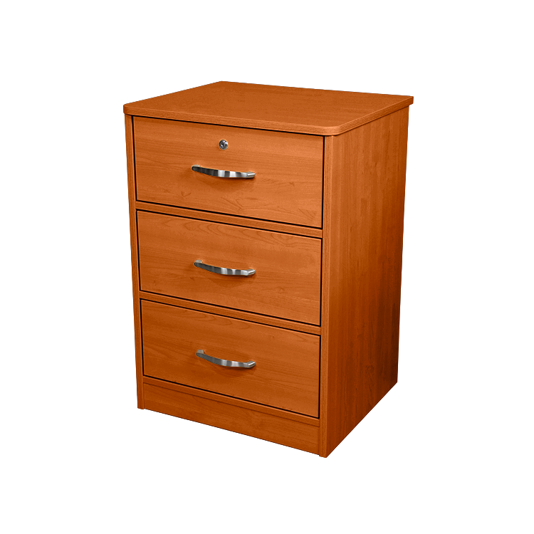 Furniture Three Drawer Nightstand