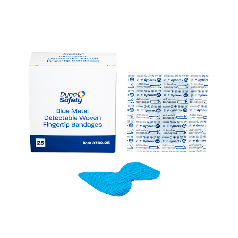 Blue Metal Detectable Woven Bandages – Anchor Simulation