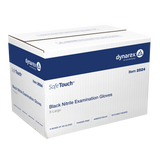 Safe-Touch Black Nitrile Exam Gloves, Powder-Free