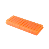 Reversible Microcentrifuge Tube Rack, 60 Holes, Orange