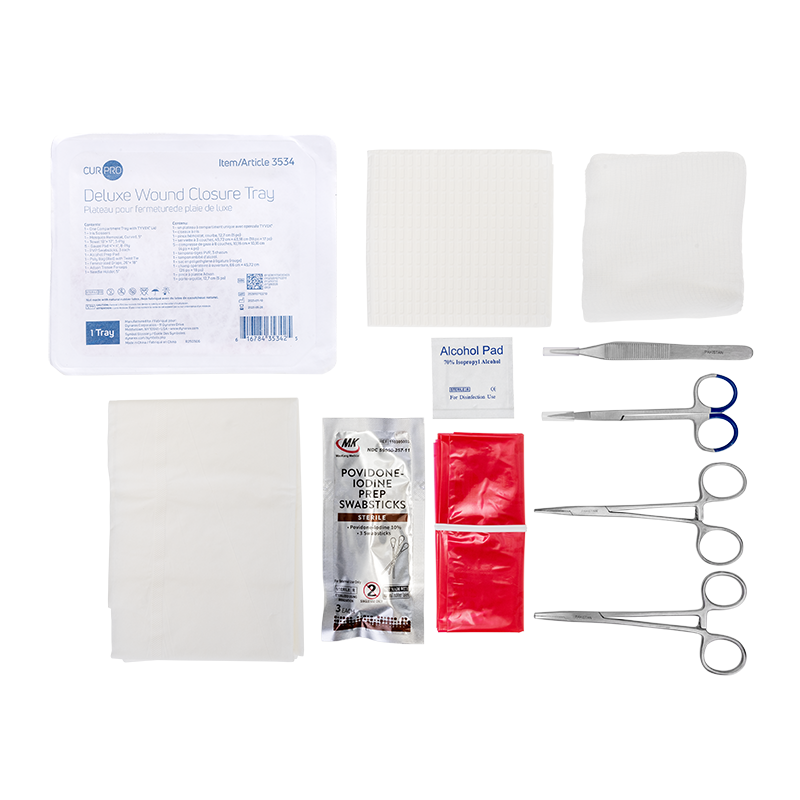 Deluxe Wound Closure Trays