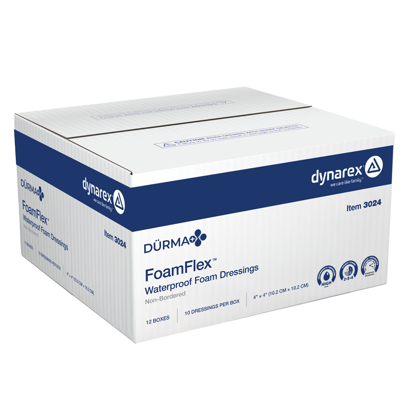 FoamFlex™ Non-Adhesive Waterproof Foam Dressings