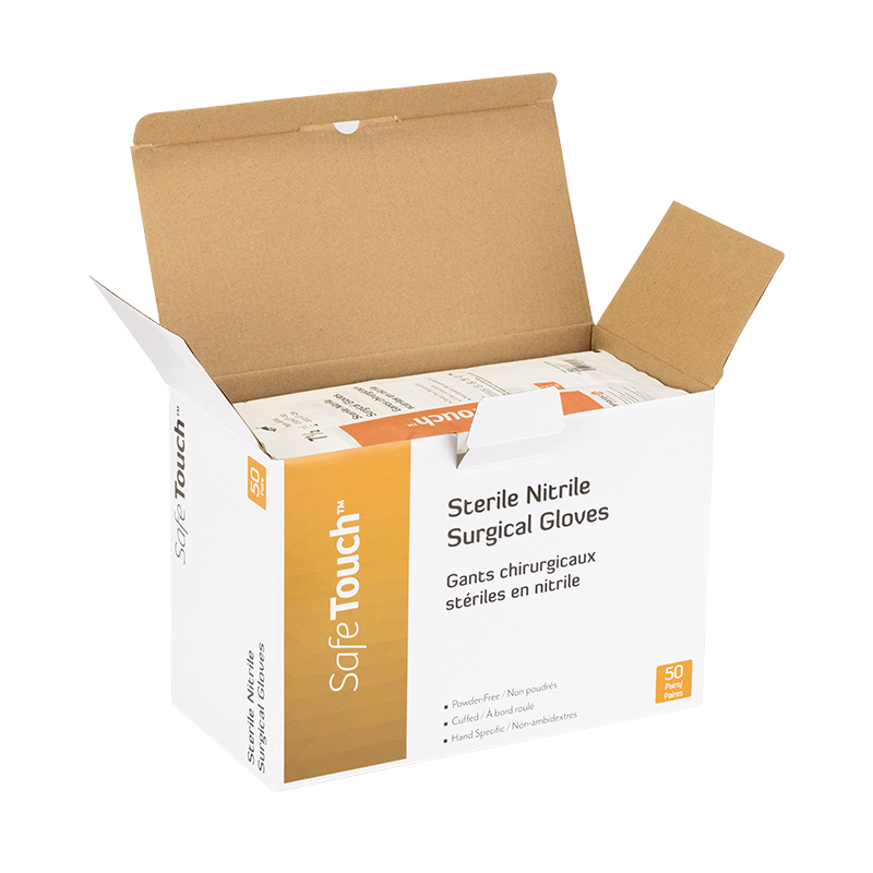 Sterile Nitrile Surgical Gloves, Powder-Free